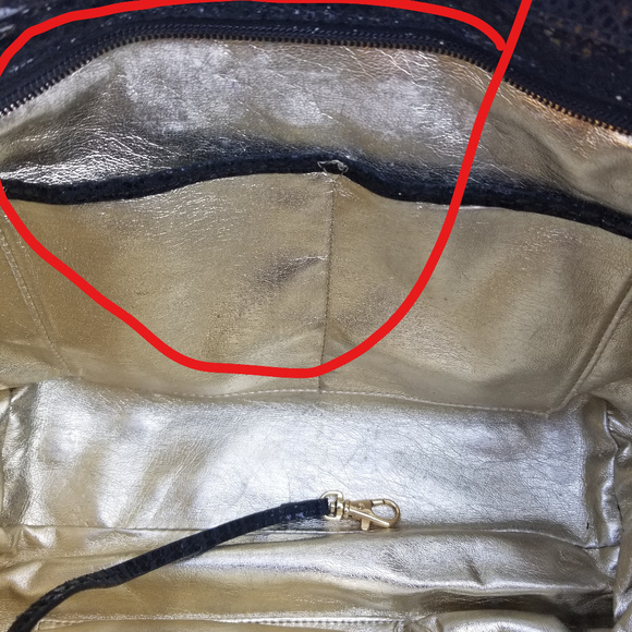 MK. Jet Set Tote Python Embossed Bag F-1106 - Picture 7 of 8